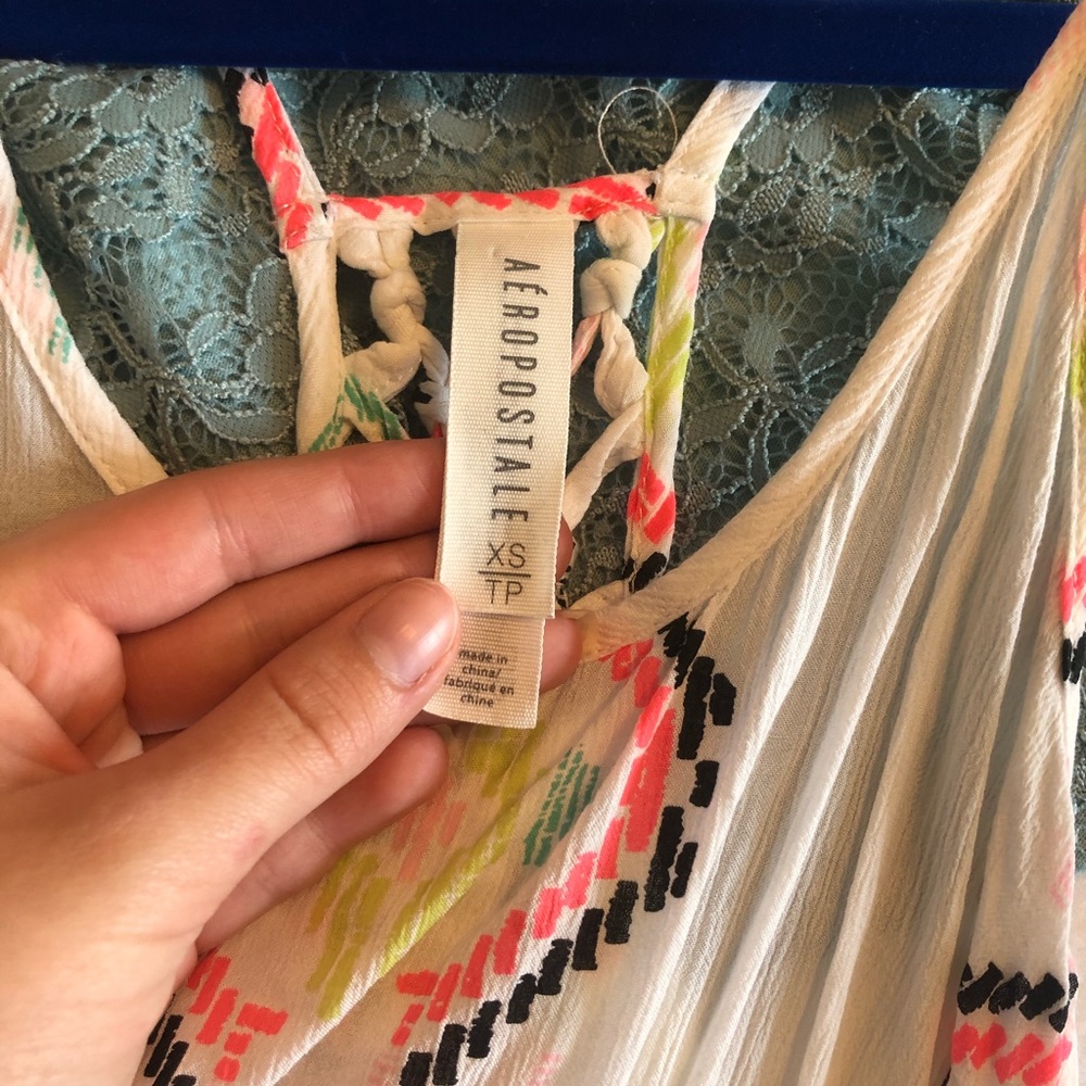 Aeropostale loose cute tank top blouse